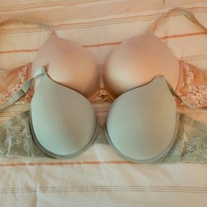 Two 38DDD Body By Victoria Push up bras